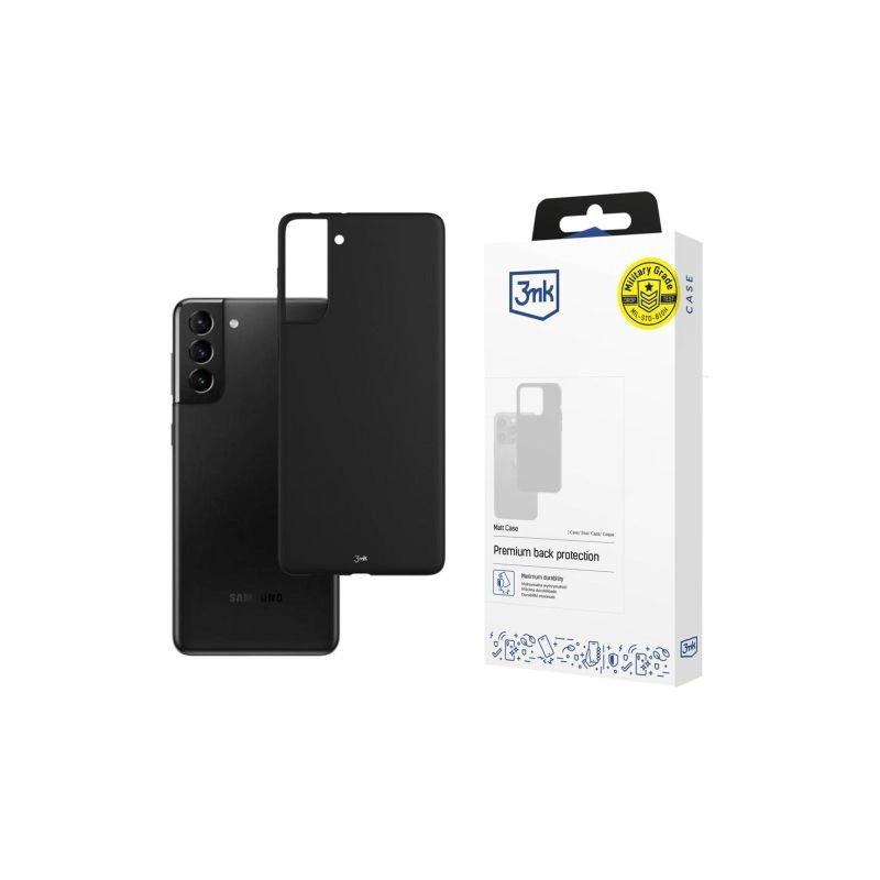 Etui 3MK Matt Case do Galaxy S21+, czarne