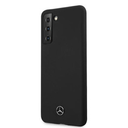 Etui Mercedes Silicone Line do Galaxy S21, czarne