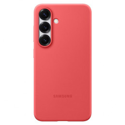 Etui Samsung Silicone do Galaxy S25, czerwony