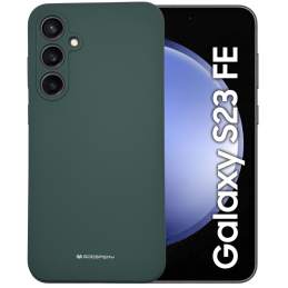 Etui Mercury Silicone do Samsung Galaxy S23 FE, zielone