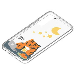 Panel Samsung do etui Frame Cover do Galaxy S22 Muzik Tiger biały