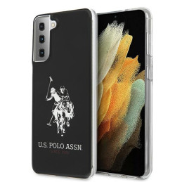 Etui US Polo Shiny Big Logo do Galaxy S21+, czarny/black