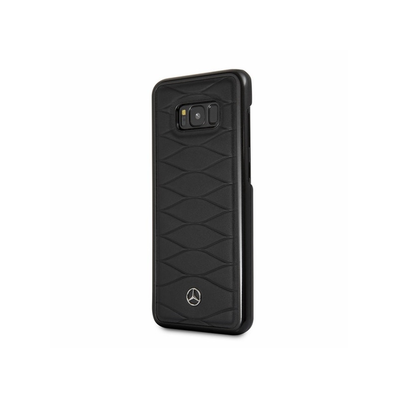 Etui Mercedes Pattern Line do Galaxy S8 Plus, czarne