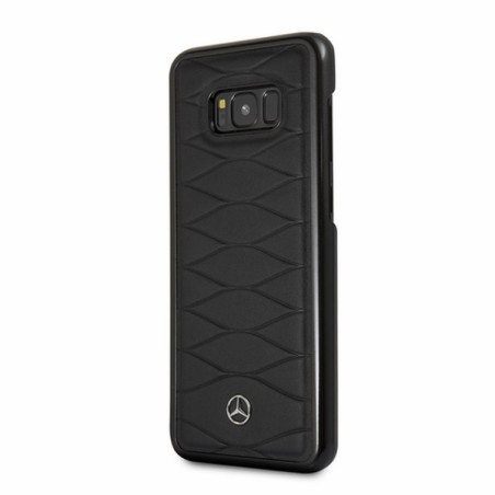 Etui Mercedes Pattern Line do Galaxy S8 Plus, czarne