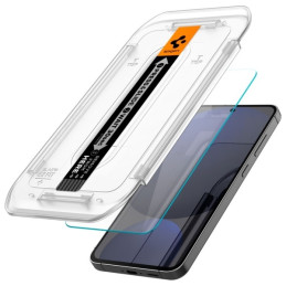 Szkło do etui + Aplikator Spigen Glas.tR EZ Fit do Galaxy S24 FE, 2 sztuki