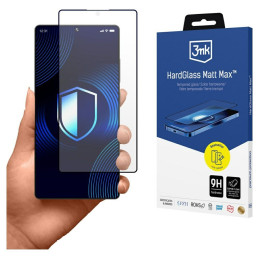 Matowe szkło hartowane 3MK HardGlass Matt Max do Galaxy S25 Ultra