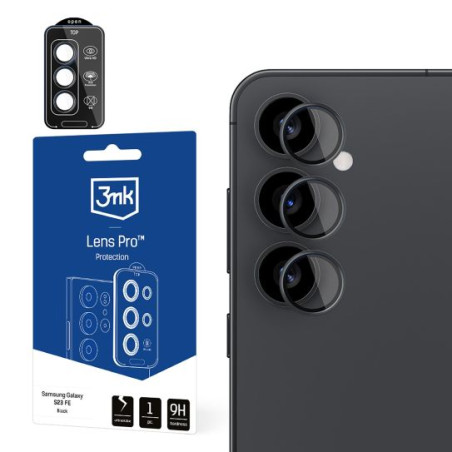 Ochrona na obiektyw aparatu 3MK Lens Protection Pro do Galaxy S25+, czarne