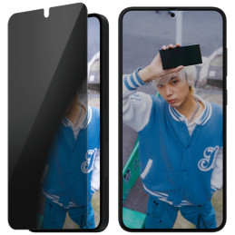 Szkło hartowane na cały ekran PanzerGlass Ultra-Wide Fit Privacy do Galaxy S25+, prywatyzujące