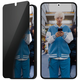 Szkło hartowane na cały ekran PanzerGlass Ultra-Wide Fit Privacy do Galaxy S25, prywatyzujące