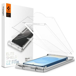 Szkło hybrydowe Spigen Elite Shield EZ FIT HD do Samsung Galaxy S25, przezroczyste