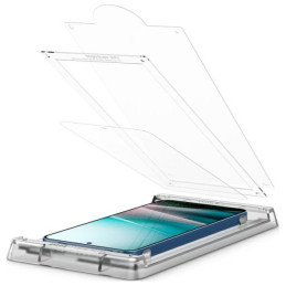 Szkło hybrydowe Spigen Elite Shield EZ FIT HD do Samsung Galaxy S25, przezroczyste