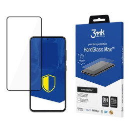 Szkło Hartowane 3MK HardGlass Max do Galaxy S24+, czarna ramka