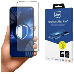Matowe szkło hartowane 3MK HardGlass Matt Max Privacy do Galaxy S24+