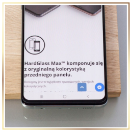Szkło Hartowane 3MK HardGlass Max do Galaxy S24 FE, czarna ramka