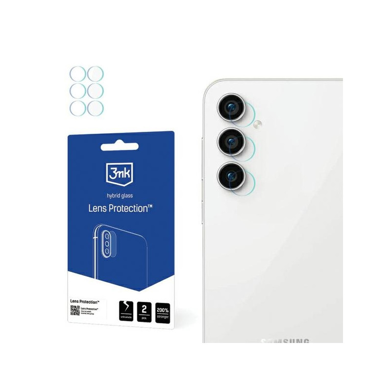 Szkło na obiektyw aparatu 3mk Lens Protection do Samsung Galaxy S23 FE, 4szt