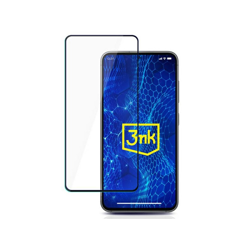 Szkło hartowane 3MK HardGlass Max Lite do Galaxy S23 5G, czarna ramka