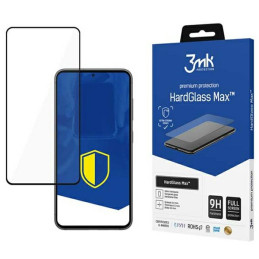 Szkło Hartowane 3MK HardGlass Max do Galaxy S23 5G, czarna ramka