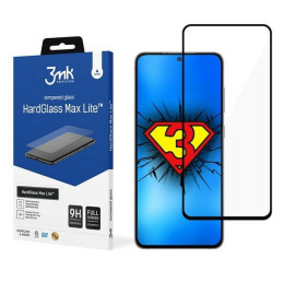 Szkło hartowane 3MK HardGlass Max Lite do Galaxy S21 FE, czarny/black