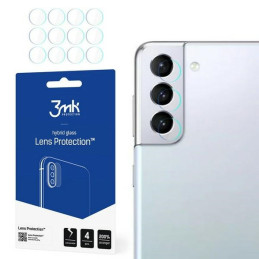 Szkło na obiektyw aparatu 3mk Lens Protection do Samsung Galaxy S21 Plus, 4szt
