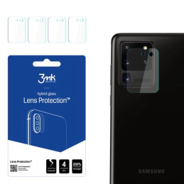 Szkło na obiektyw aparatu 3mk Lens Protection do Samsung Galaxy S20 Ultra, 4szt