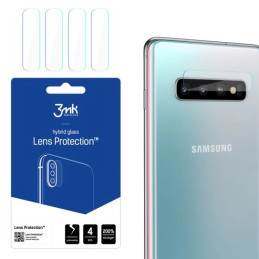 Szkło na obiektyw aparatu 3mk Lens Protection do Samsung Galaxy S10, 4szt