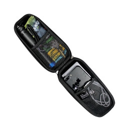 Etui sakwa na ramę, uchwyt rowerowy WILDMAN E5S, czarna