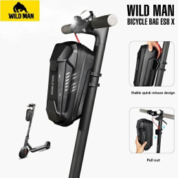 Etui sakwa na ramę, uchwyt na hulajnogę WILDMAN ES8X Max, czarna