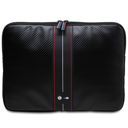 Pokrowiec/torba BMW Sleeve Carbon Red Stripes na laptopa do 14", czarna