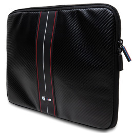 Pokrowiec/torba BMW Sleeve Carbon Red Stripes na laptopa do 14", czarna