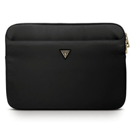 Torba / pokrowiec Guess Sleeve Nylon Triangle Logo na laptop do 13", czarna