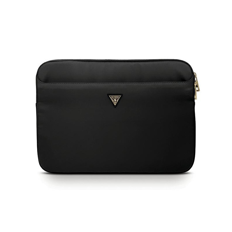 Torba / pokrowiec Guess Sleeve Nylon Triangle Logo na laptop do 13", czarna