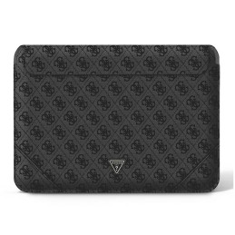 Pokrowiec / torba Guess Sleeve 4G Uptown Triangle logo na laptop do 16", czarne