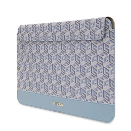 Torba / pokrowiec Guess Sleeve GCube Stripes na laptop do 16", niebieska