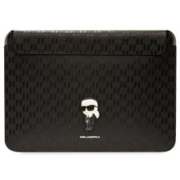Pokrowiec/torba Karl Lagerfeld Saffiano Monogram Ikonik Sleeve  na laptop do 14", czarna