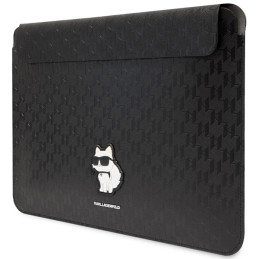 Pokrowiec/torba Karl Lagerfeld Saffiano Monogram Choupette Sleeve na lapatop do 14", czarna