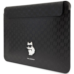 Pokrowiec/torba Karl Lagerfeld Saffiano Monogram Choupette Sleeve na lapatop do 16", czarna
