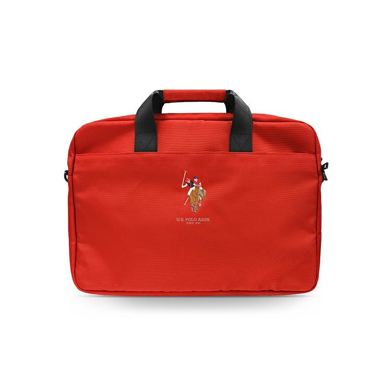 Torba US Polo na laptop do 16", czerwona