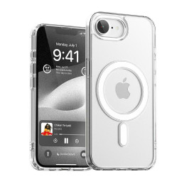 Etui Mercury Jelhard do MagSafe do iPhone 16e, przezroczyste