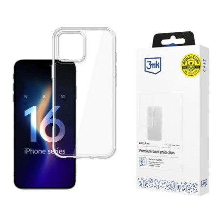 Etui 3MK Armor Case do iPhone 16 Pro Max, przezroczyste