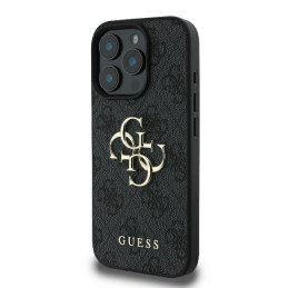 Etui Guess 4G Big Logo do iPhone 16 Pro Max, czarny/black