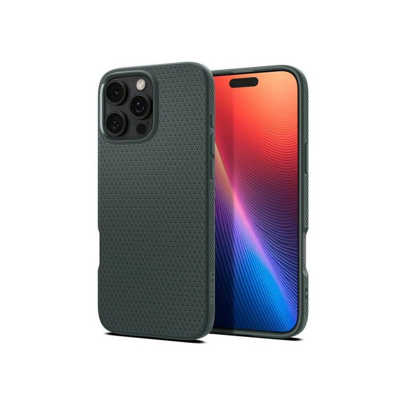 Etui Spigen Liquid Air do iPhone 16 Pro Max, zielony/abyss green