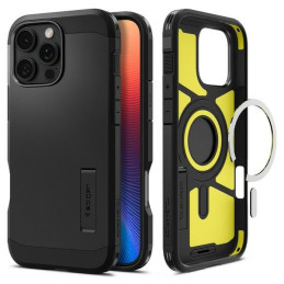 Etui Spigen Tough Armor do MagSafe do iPhone 16 Pro Max, czarny