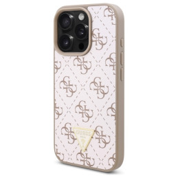 Etui Guess New 4G Triangle do iPhone 16 Pro Max, biały/white