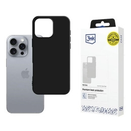 Etui 3MK Matt Case do iPhone 16 Pro Max, czarne
