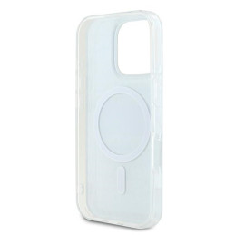 Etui DKNY Repeat Texture Pattern With Stripe do iPhone 16 Pro Max, czarne