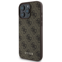Etui Guess 4G Classic do iPhone 16 Pro Max, brązowy/brown