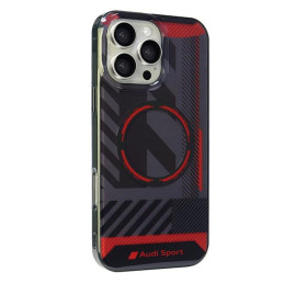 Etui Audi IML Sport MagSafe do iPhone 16 Pro Max, czarne