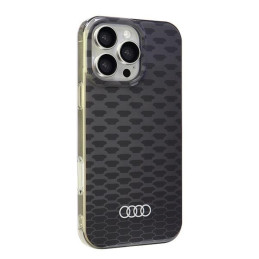 Etui Audi IML Stitching Pattern MagSafe do iPhone 16 Pro Max, czarne