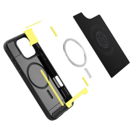 Etui Spigen Rugged Armor do iPhone 16 Pro Max czarny mat/black matte