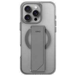 Etui z Pasekiem FlexGrip, Podpórka UNIQ Heldro Max do MagSafe do iPhone 16 Pro Max, przezroczyste